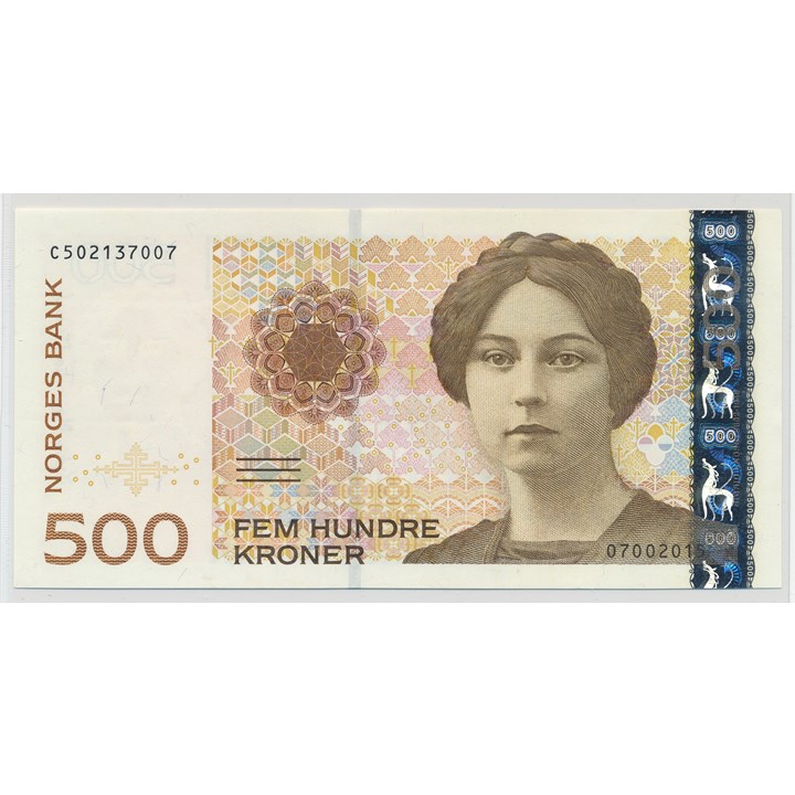 500 Kroner 2015 C Kv 0
