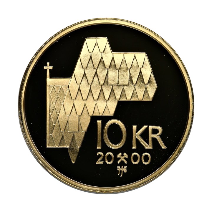 10 Kroner 2000 Kv Proof