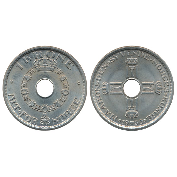 1 Krone 1950 Kv 0