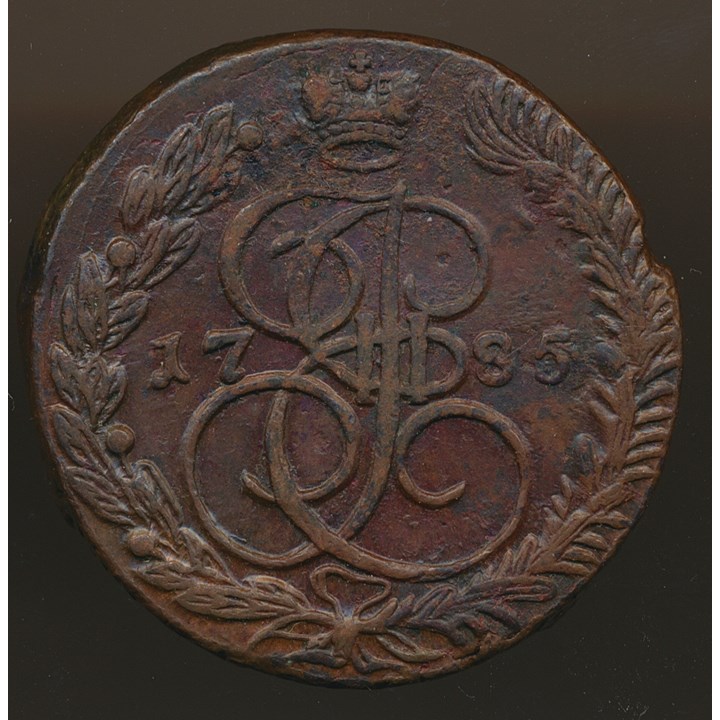 Russland 5 Kopeks 1785 Kv 1+/01