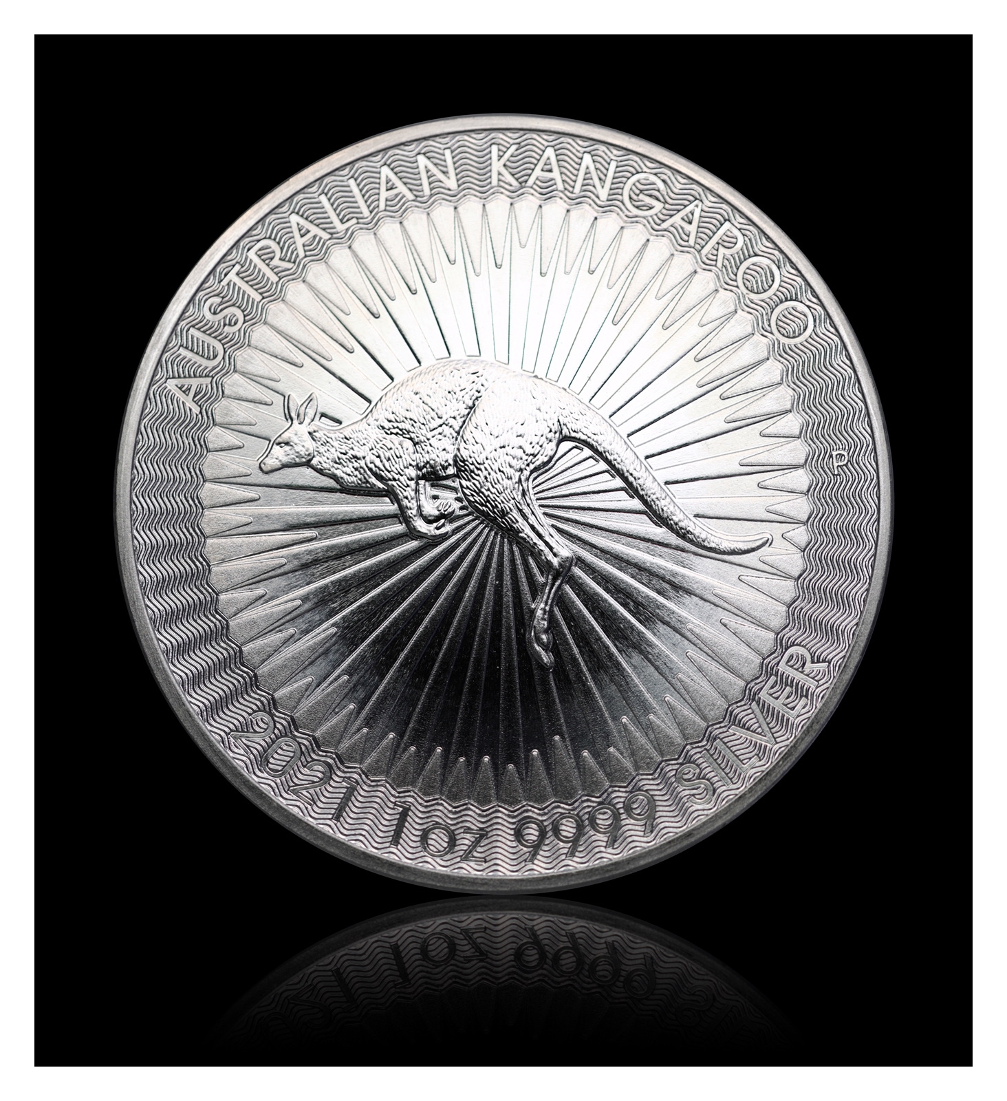 Australia Kangaroo Tube a` 25 Stk 1 Oz 9999 Sølv