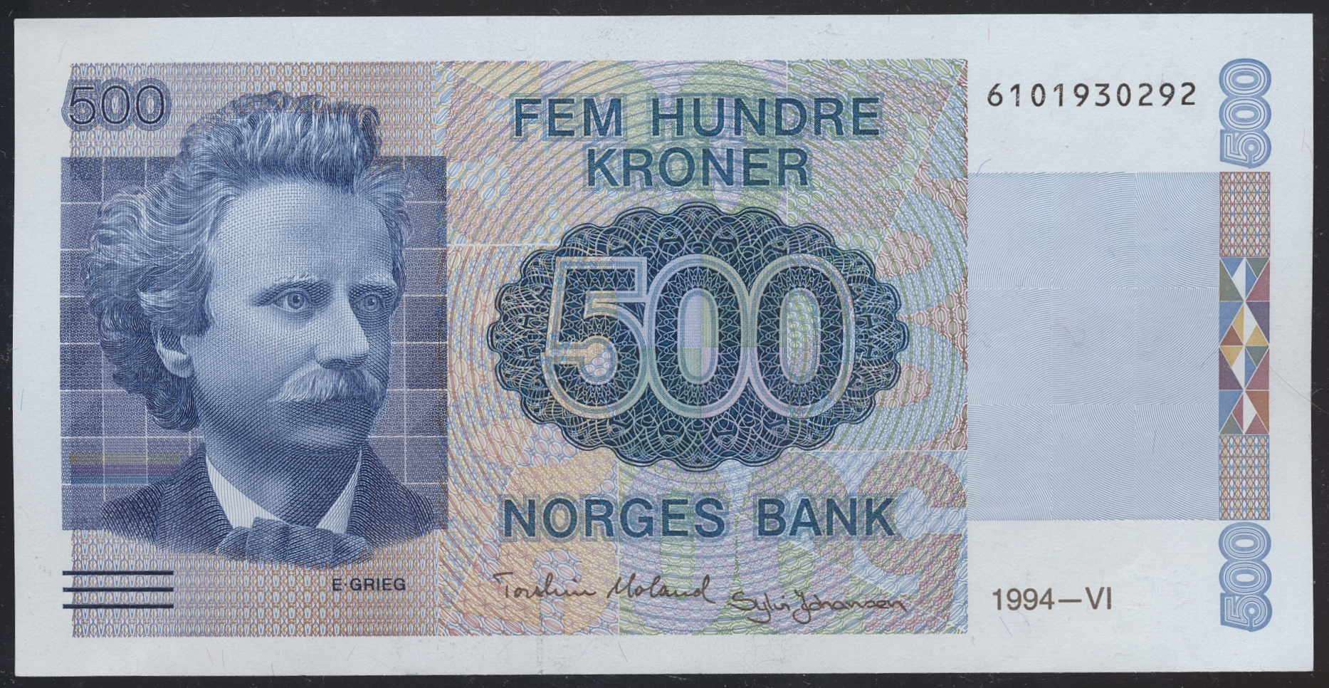 500 Kroner 1994 Kv 0/01