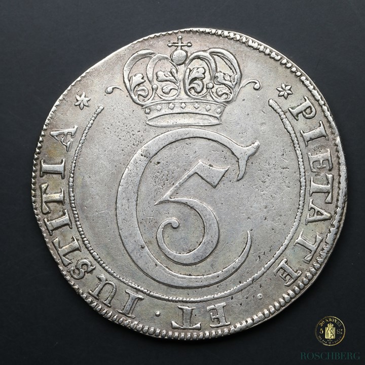 Norge 4 Mark 1671 Kv 1+