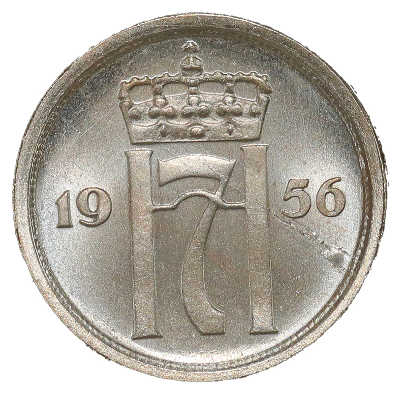 25 Øre 1956 Kv 0, blankettfeil