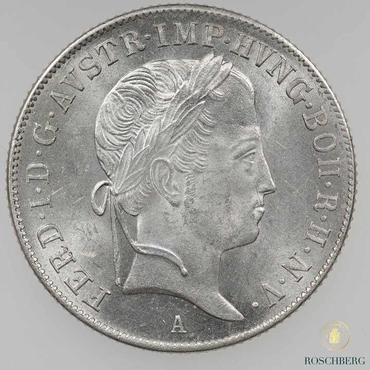 Austria 20 Kreuzer 1848-A UNC