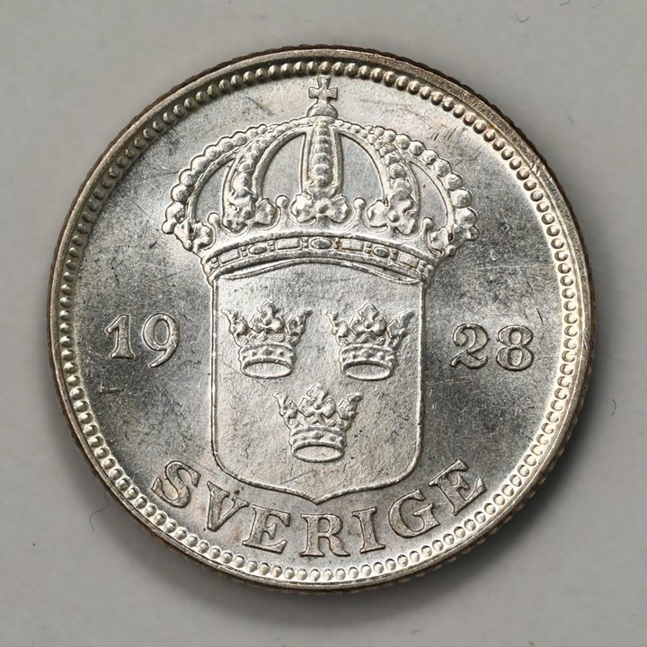 Sverige 50 Øre 1928 Kv 0/01