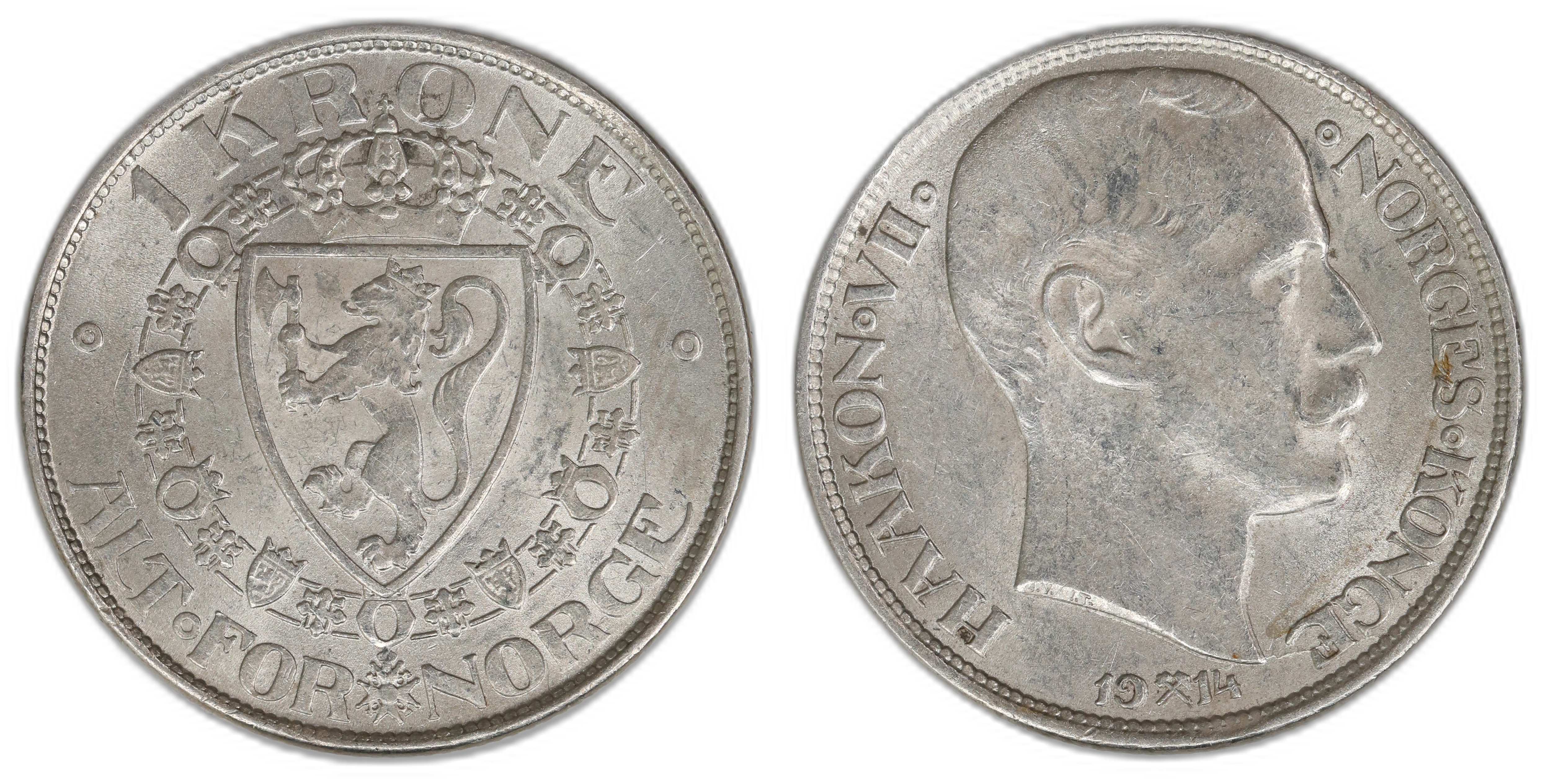 Norge 1 Krone 1914  Kv: 01