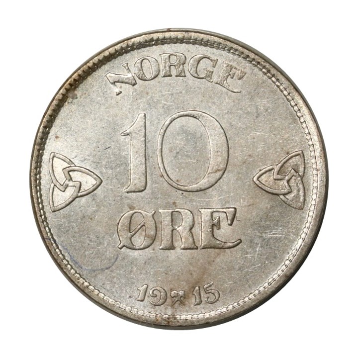 10 Øre 1915 Kv 0/01