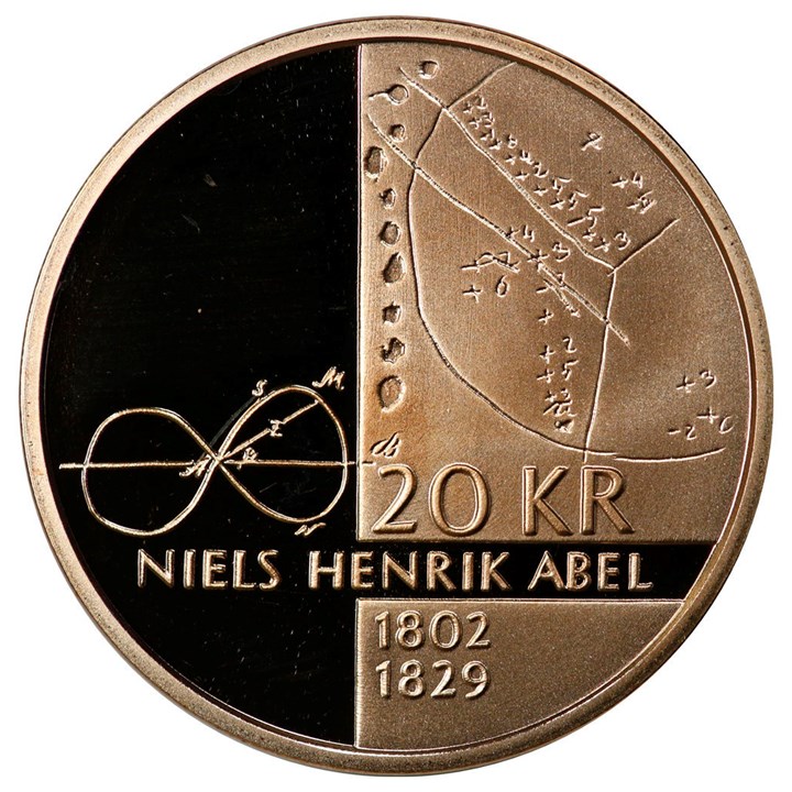 20 Kroner 2002 Abel PROOF