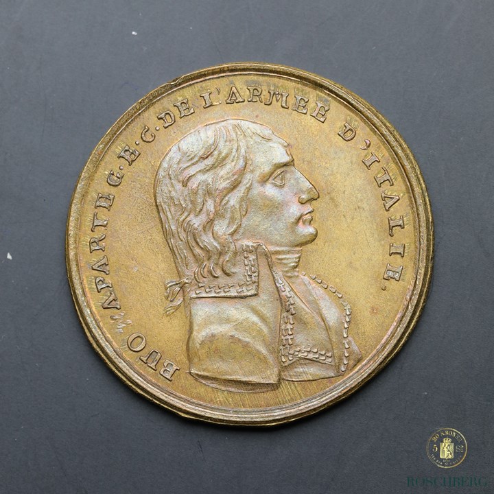 France Jeton 1797 Campo-Formio Kv UNC, small spots