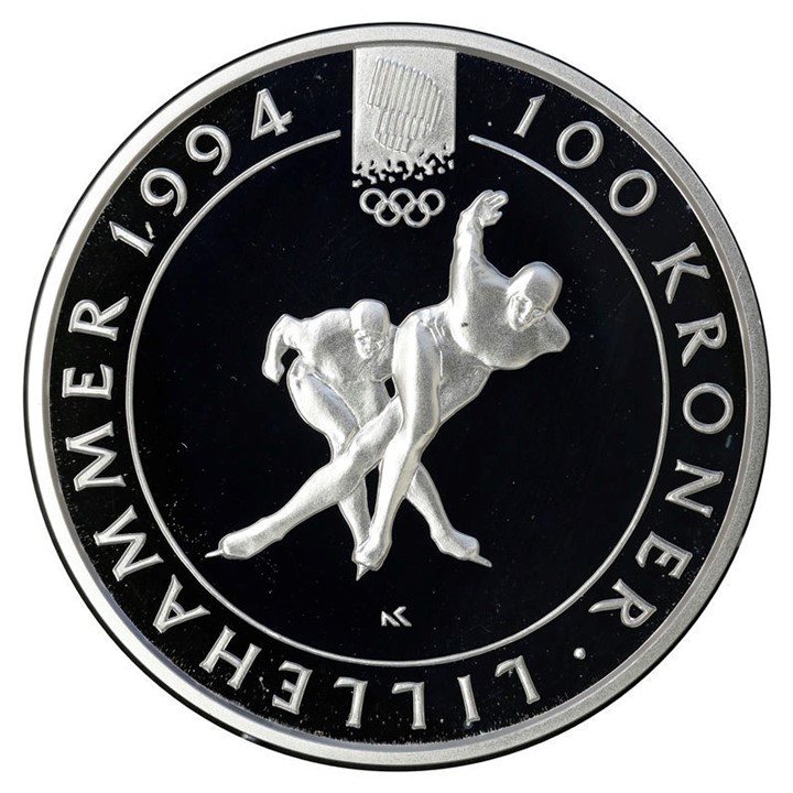 Norge 100 Kroner 1 oz Sølv