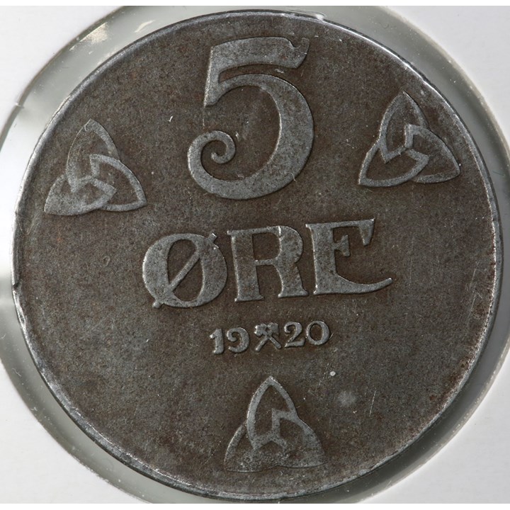 5 Øre 1920 Kv 1