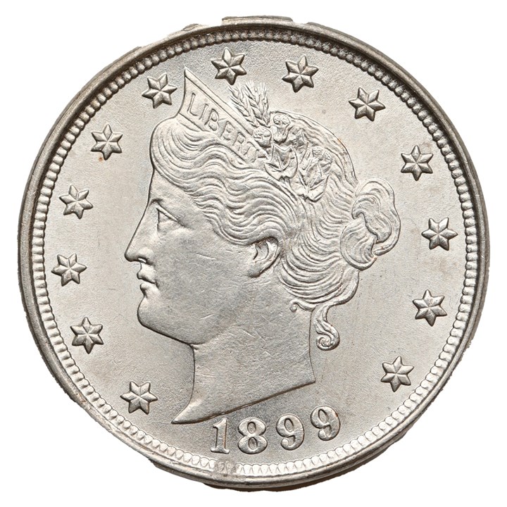 USA Nickel 1899 UNC