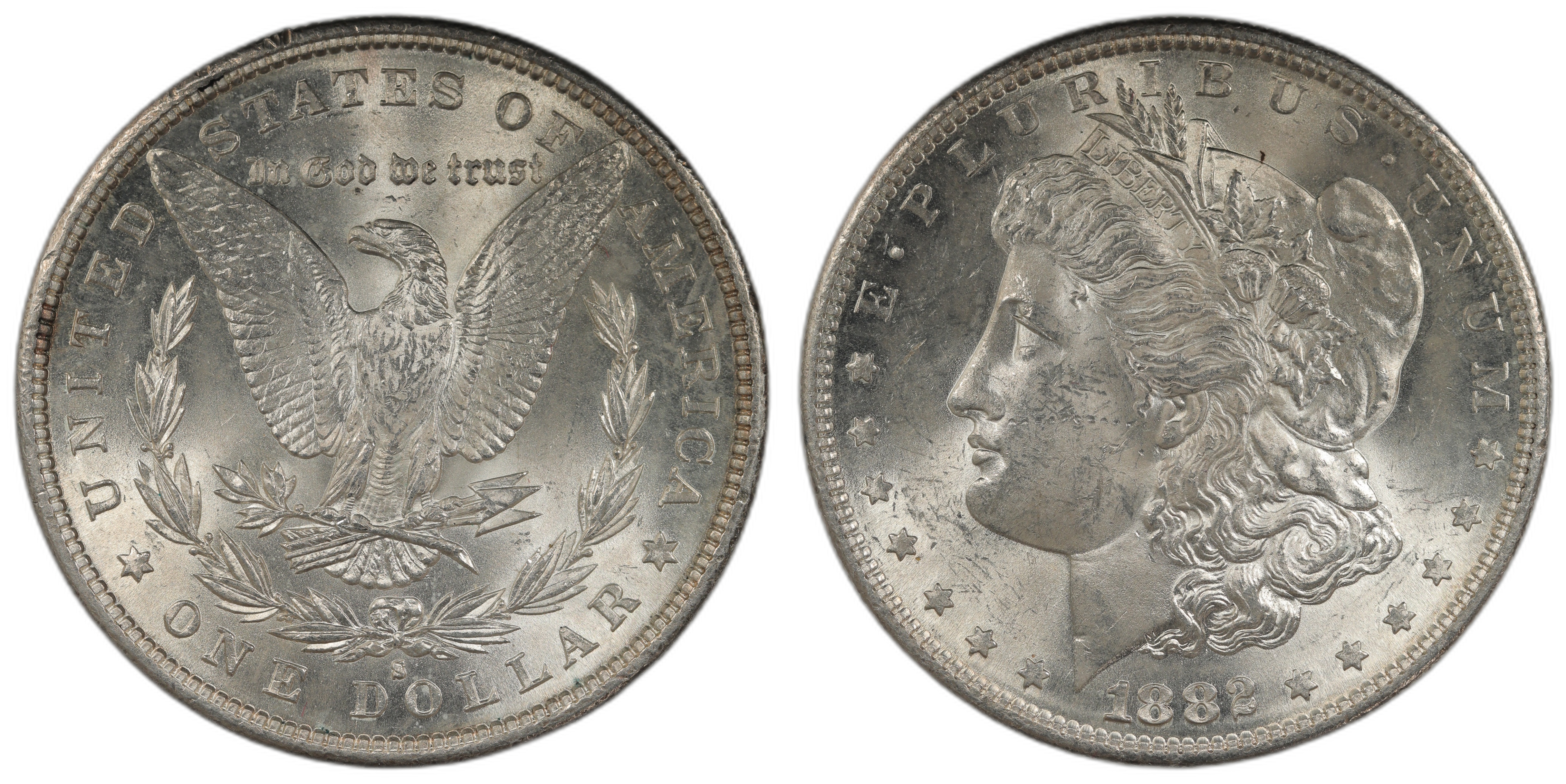 USA Dollar 1882-S UNC