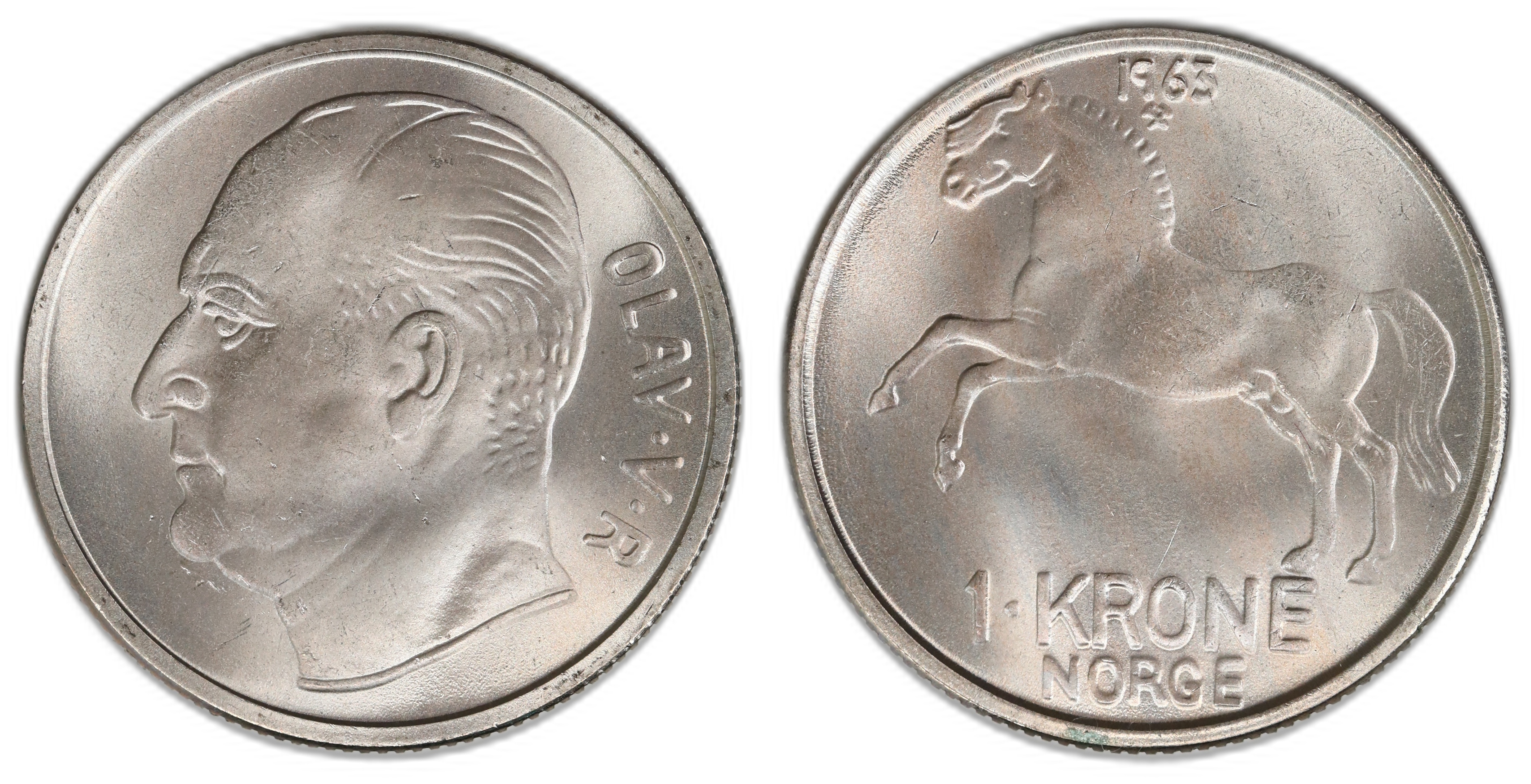 Norge 1  Krone 1963  Kv: 0