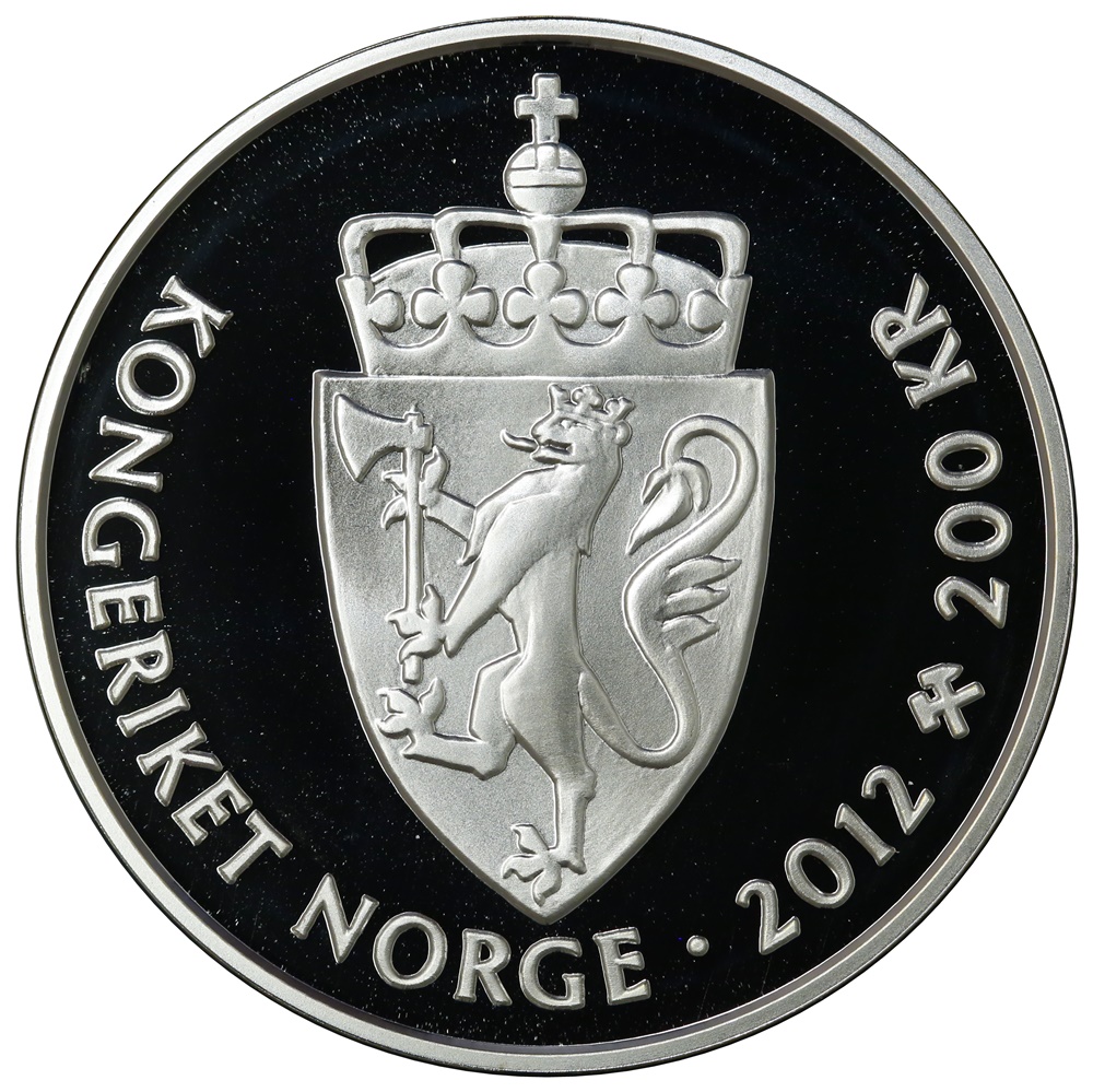 200 Kroner 2012 Kongeparet Proof