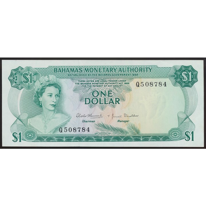 Bahamas 1 Dollar 1968 Kv 01