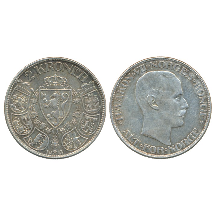 2 Kroner 1913 Kv 1+