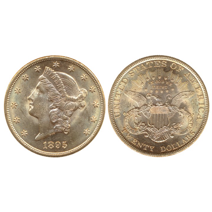 USA 20 Dollars 1895 Kv 0/01