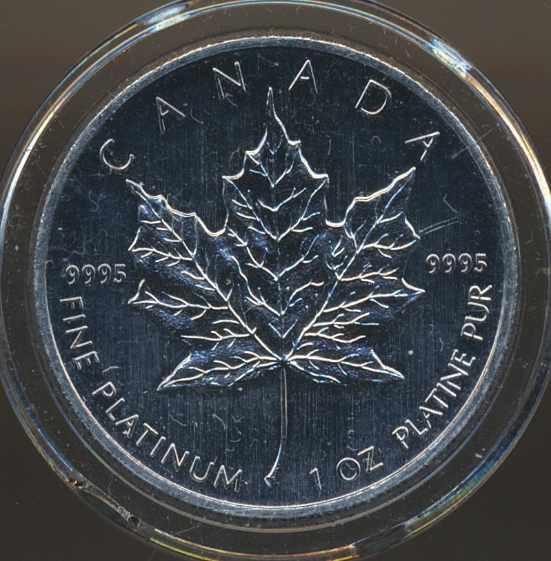 Canada Maple Leaf 2009 1 Oz Platinum UNC