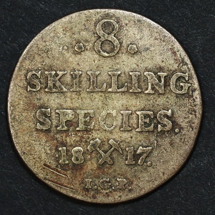 8 Skilling 1817 Kv 1