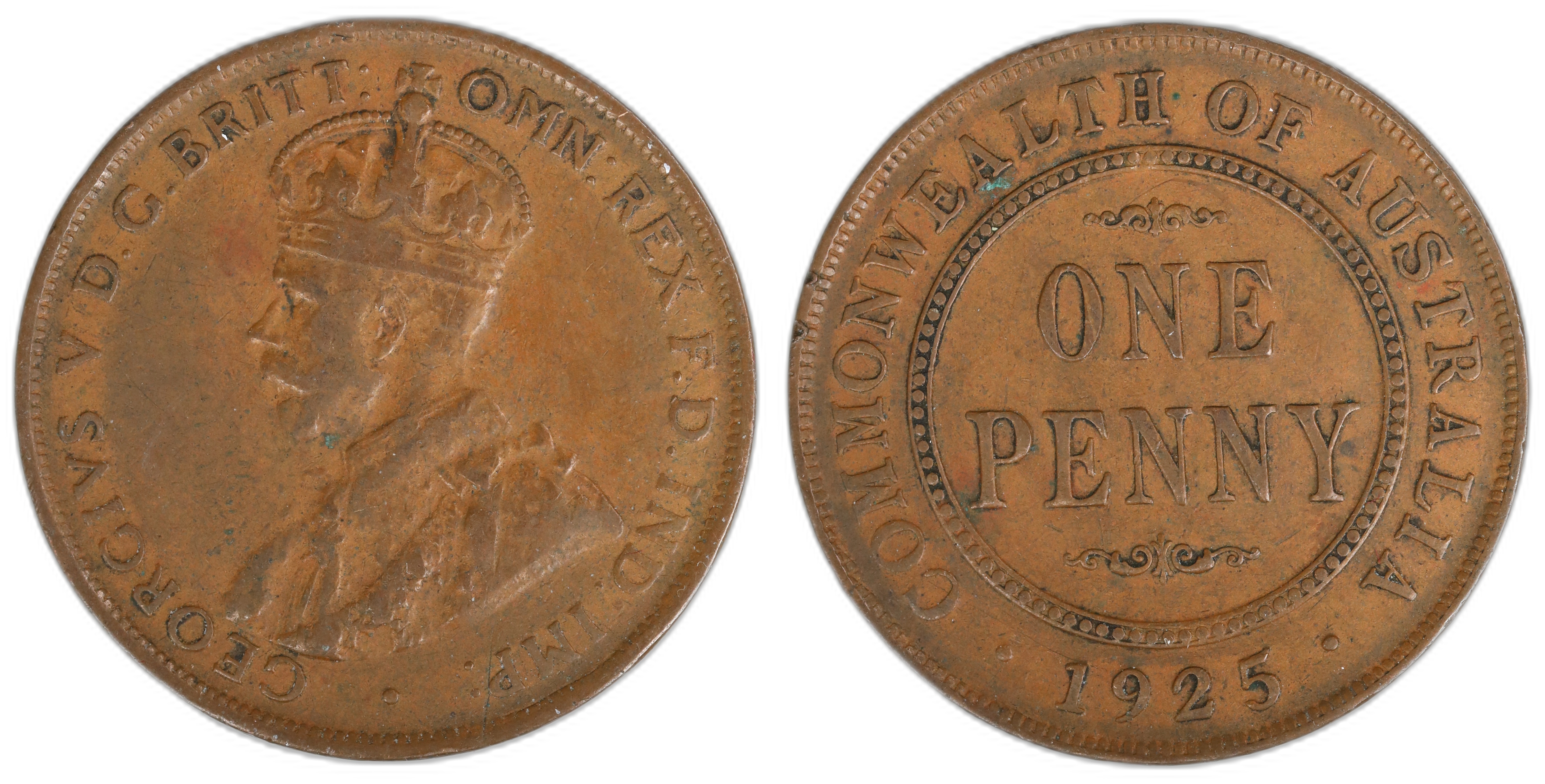 Australia Penny 1925 VF