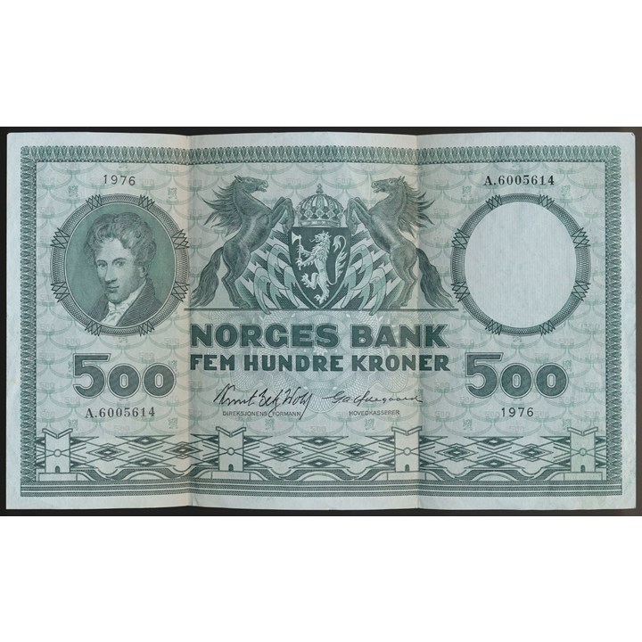 500 Kroner 1976 A Kv 1/1+