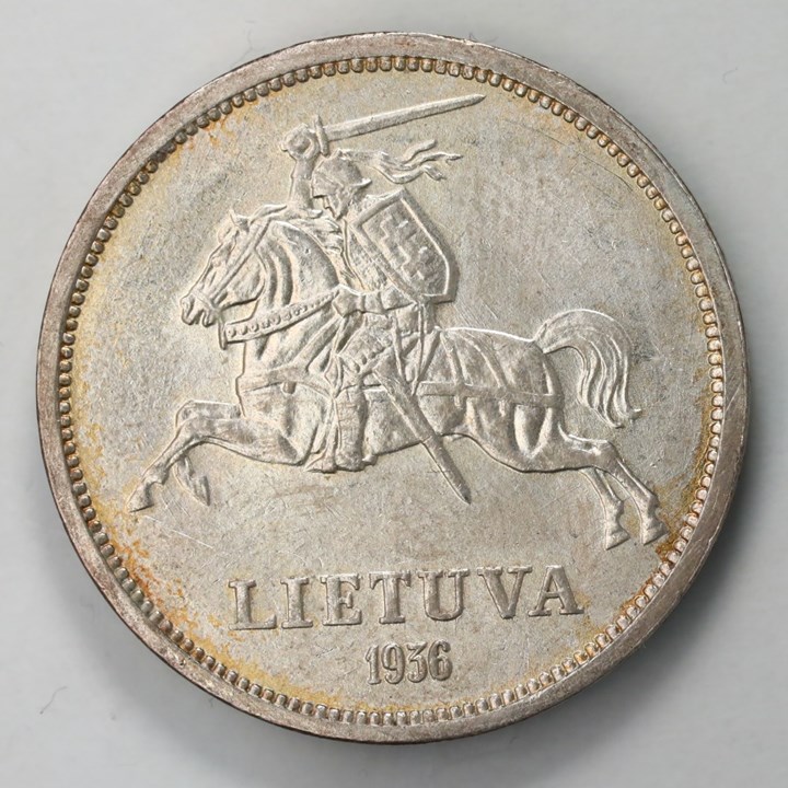 Litauen 5 Litas 1936 Kv 0/01