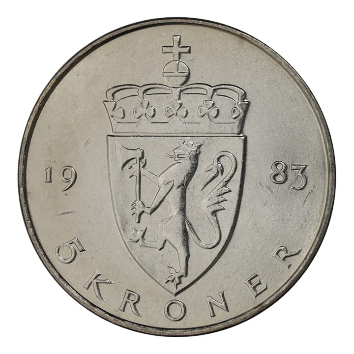 5 Kroner 1983 Kv 0