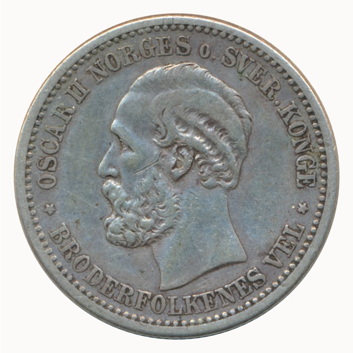 1 Krone 1885 Kv 1+