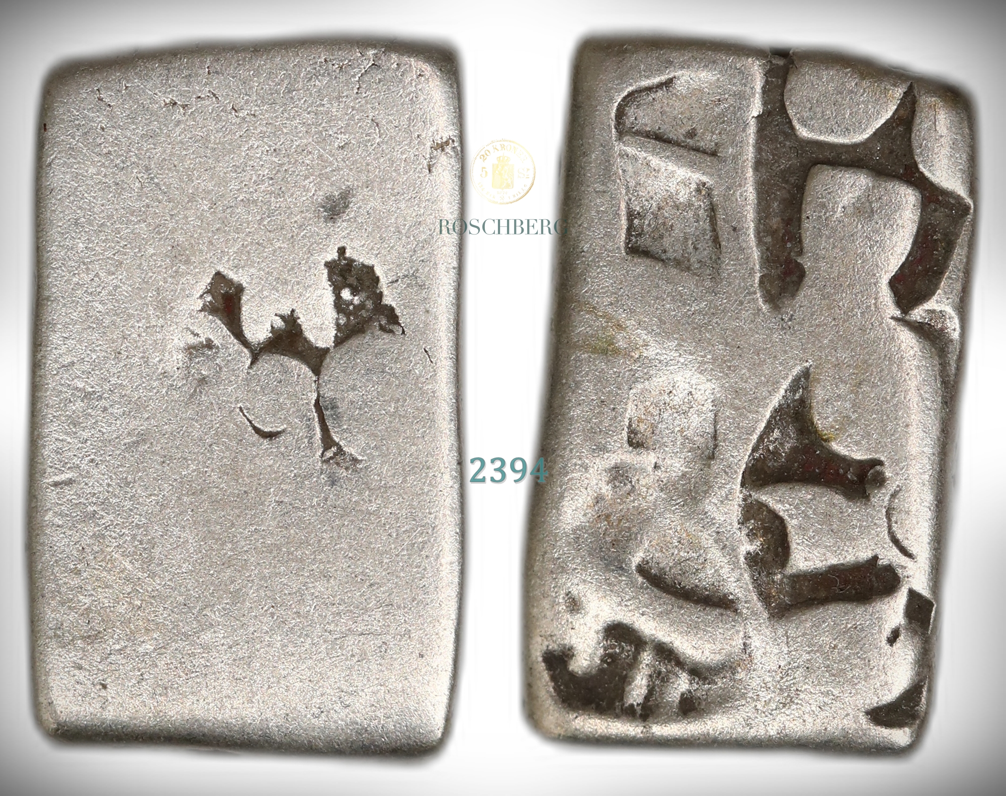India Punchmark Silver 300-200 BC