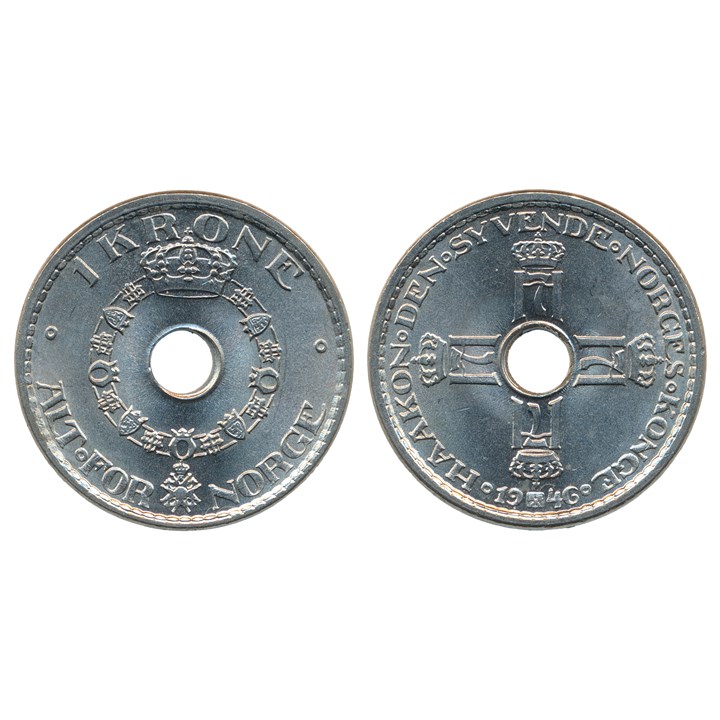 1 Krone 1946 Kv 0
