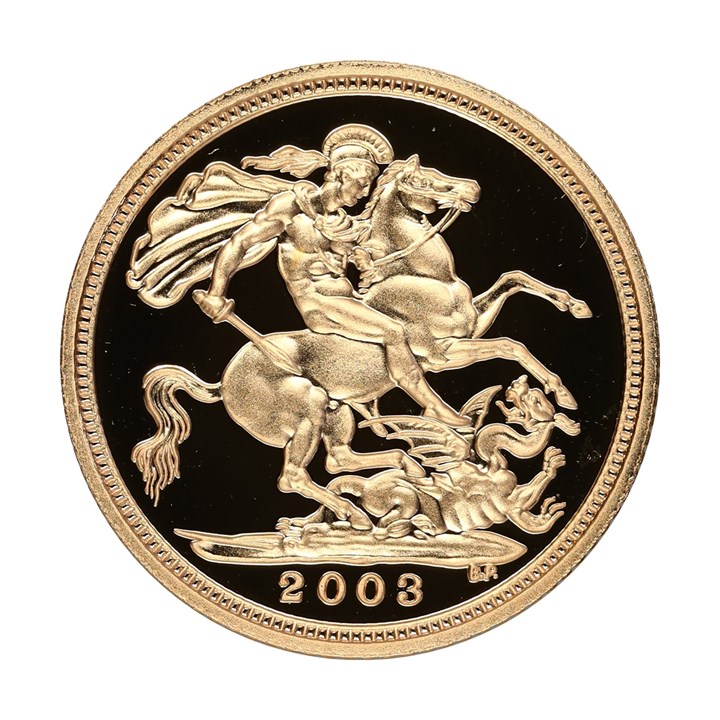 England 1/2 Sovereign 2003 Proof