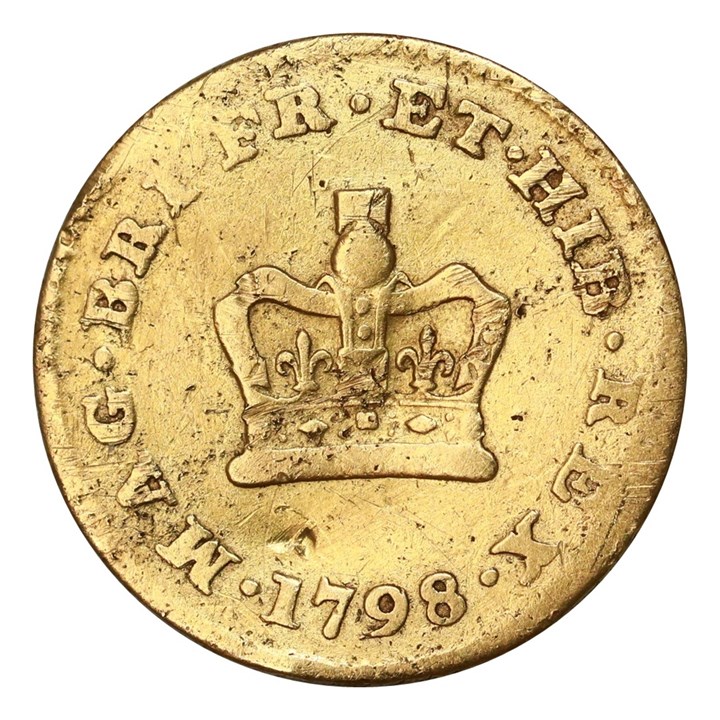 England 1/3 Guinea 1798 Kv 1-
