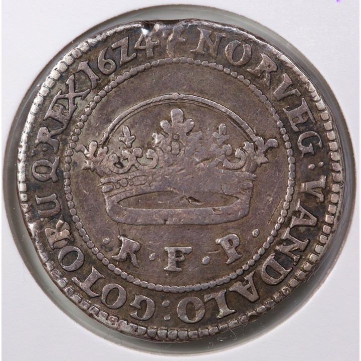 Danmark Krone 1624 Kv 1/1+