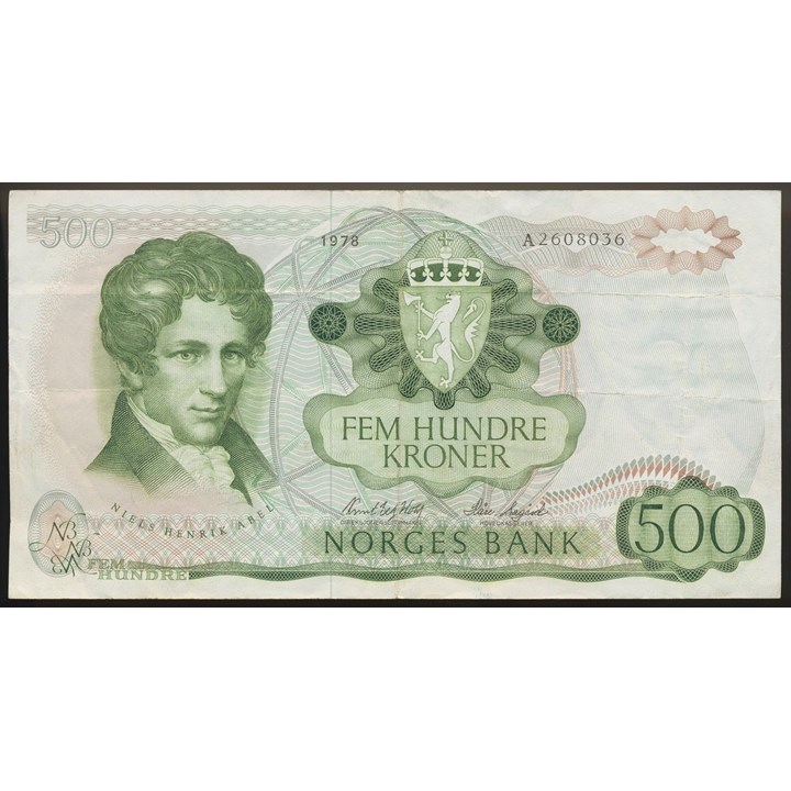 500 Kroner 1978 A Kv 1-