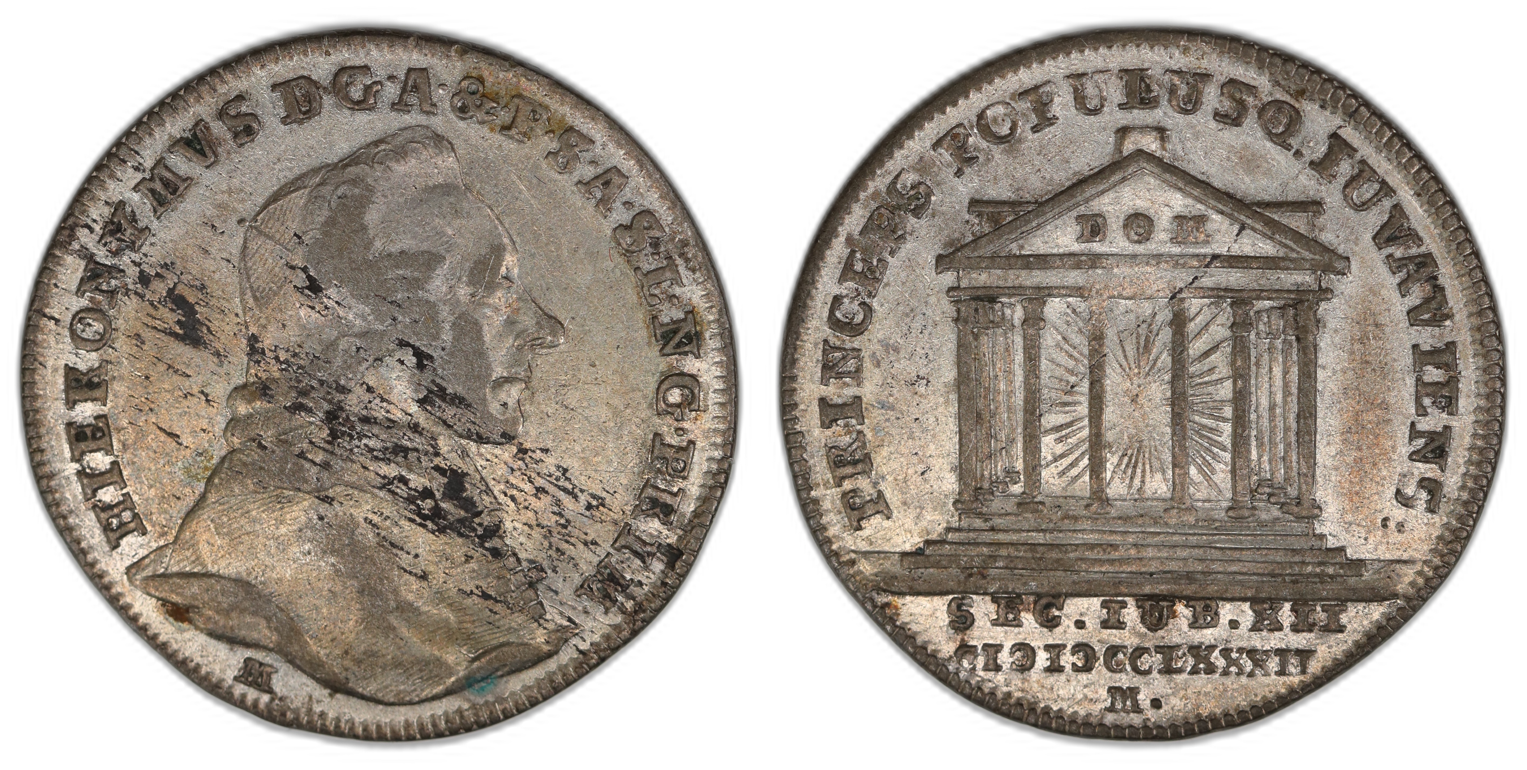 Austria - Salzburg Silver Jeton 1782  Kv: AU