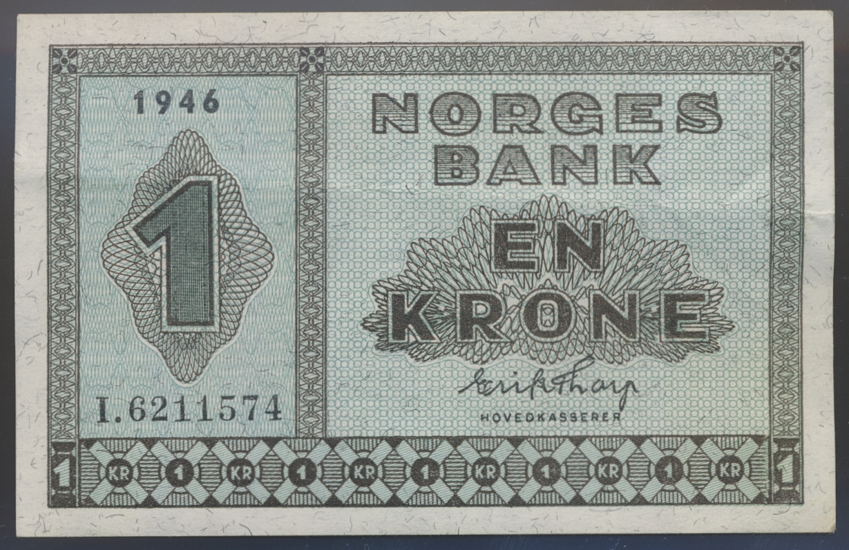 1 Krone 1946 I Kv 1+/01