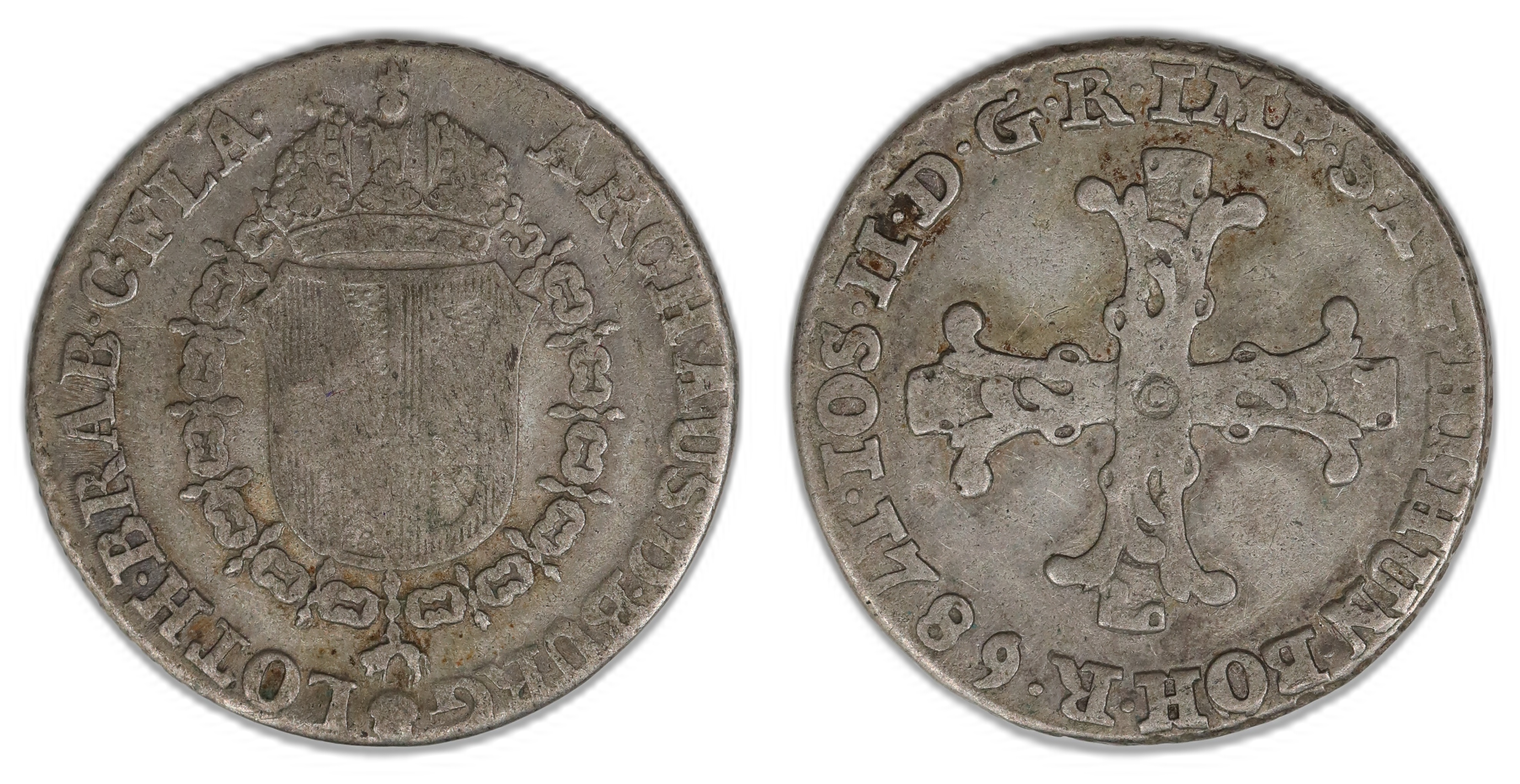 Austrian Netherlands 10 Liards 1789  Kv: VF