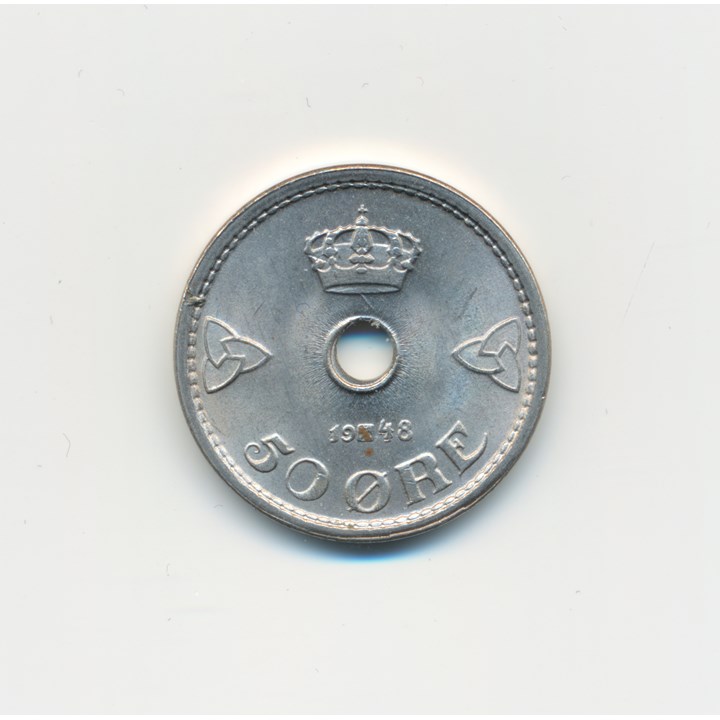 50 Øre 1948 Kv 0