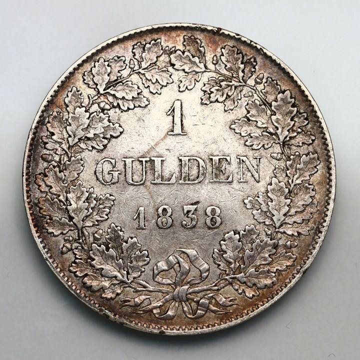 Bayern 1 Gulden 1838 Kv 1+