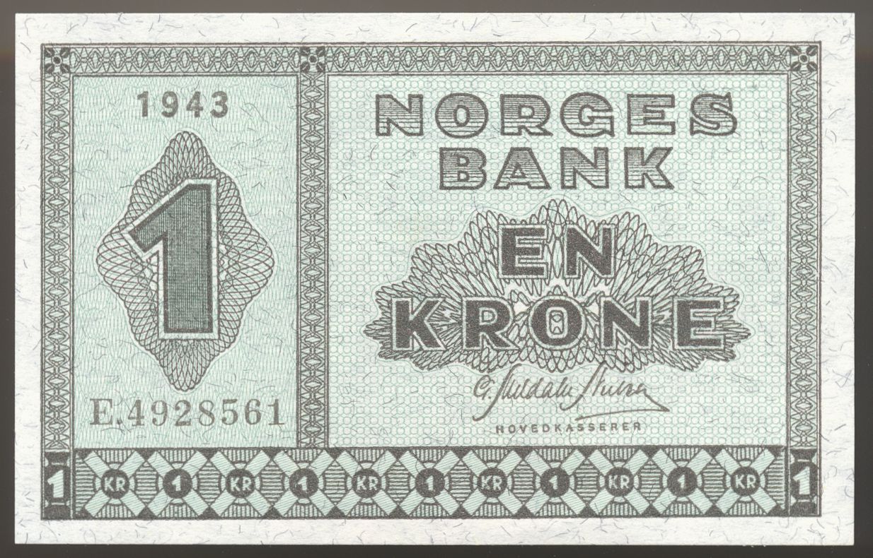 1 Krone 1943 E Kv 0