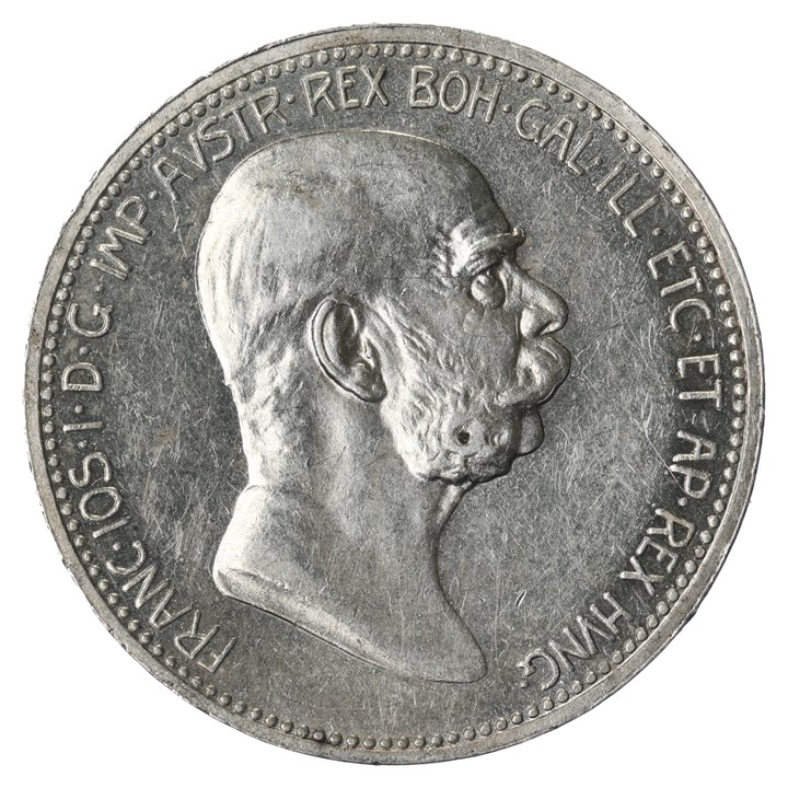 Austria 1 Corona 1908 Commemorative UNC, PL