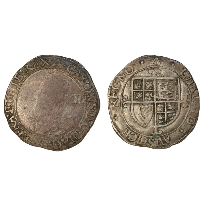 England Charles I Shilling 1639-40 Kv 1