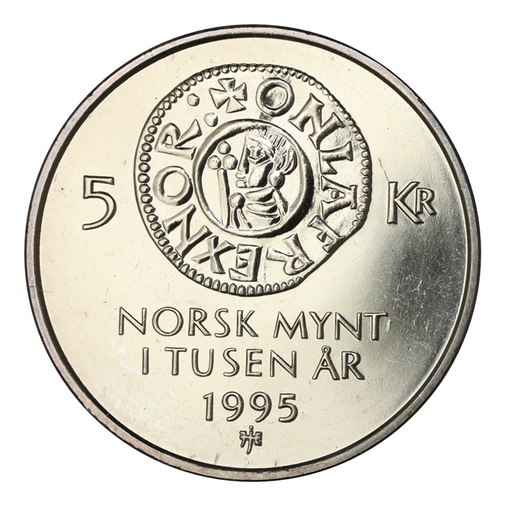 5 Kroner 1995 Norsk Mynt Kv 0