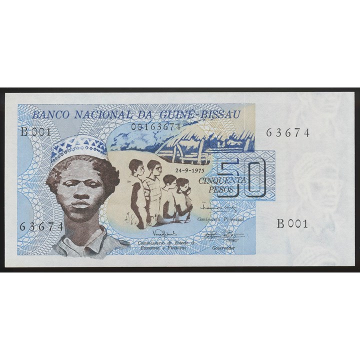 Guinea Bissau 50 pesos 1975 Kv 0