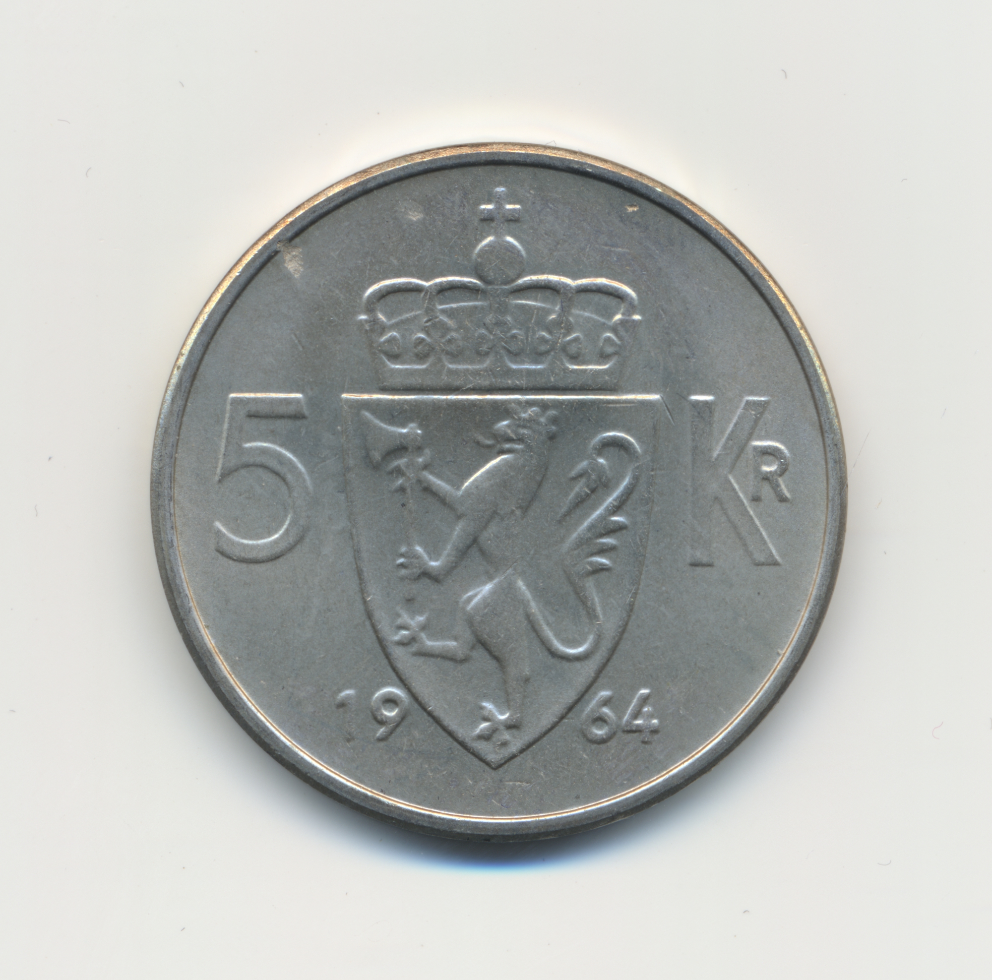 5 Kroner 1964 Kv 0