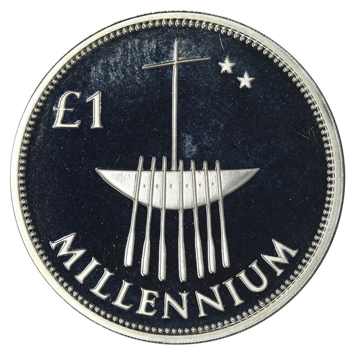 Irland 1 Pound 2000 Millennium Proof