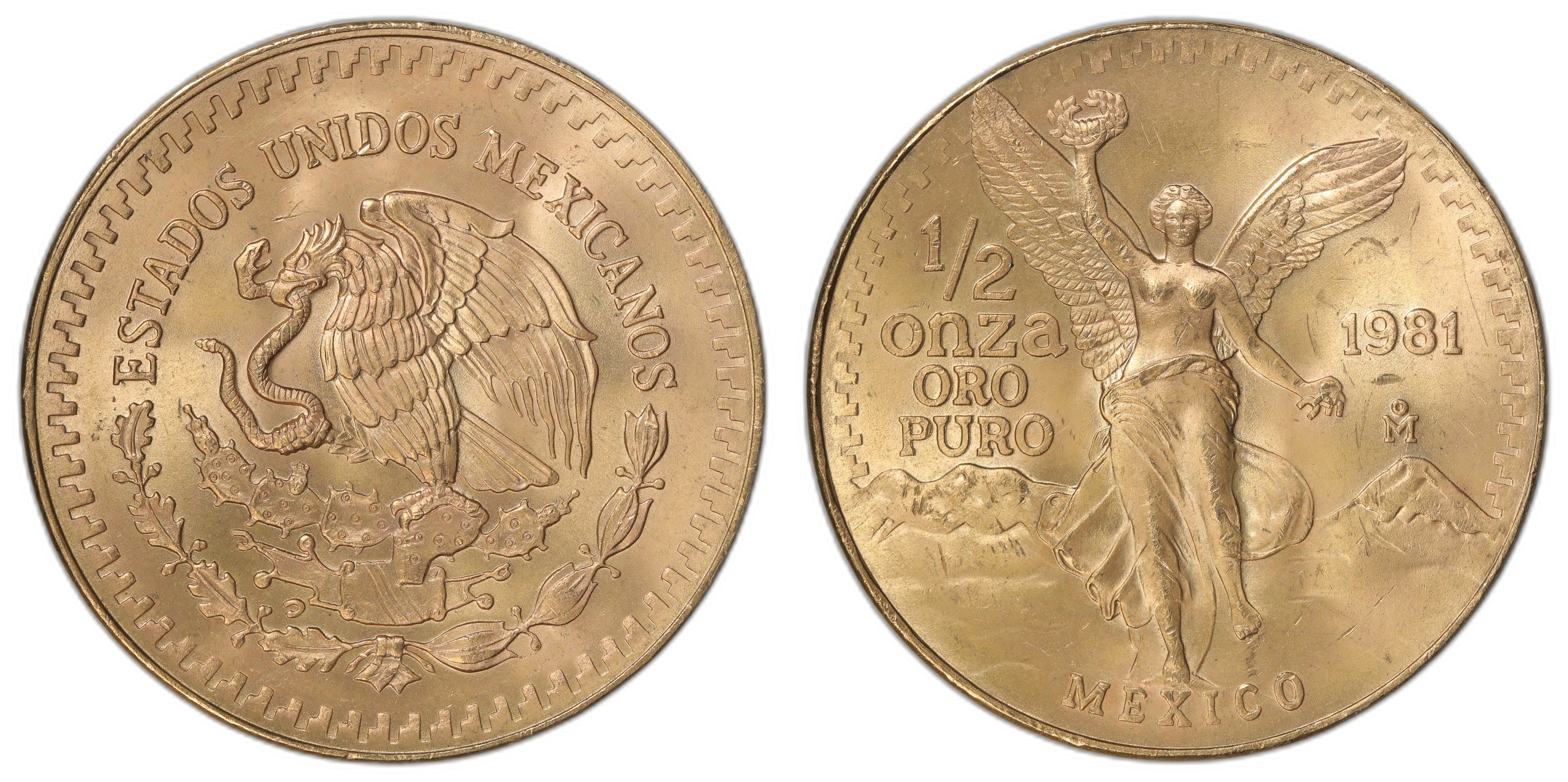 Mexico 1/2 Onza 1981 Kv: UNC