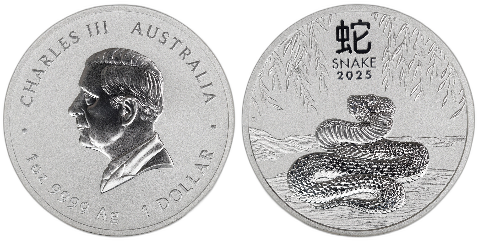 Australia 1 Dollar 2025 Year of The Snake Kv: BU